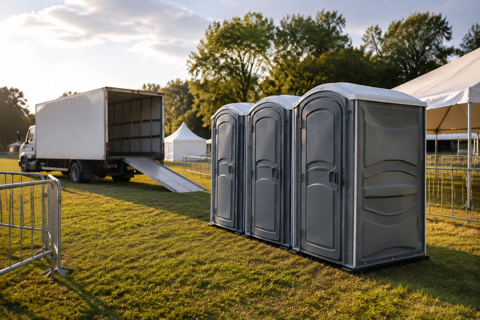 Portable restroom rental planning for Spencer, IN